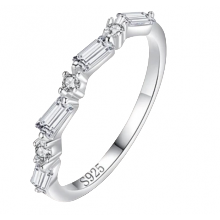 Fatima Bague alliance en argent