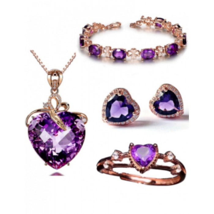 AMIDA Parure de bijoux 4...