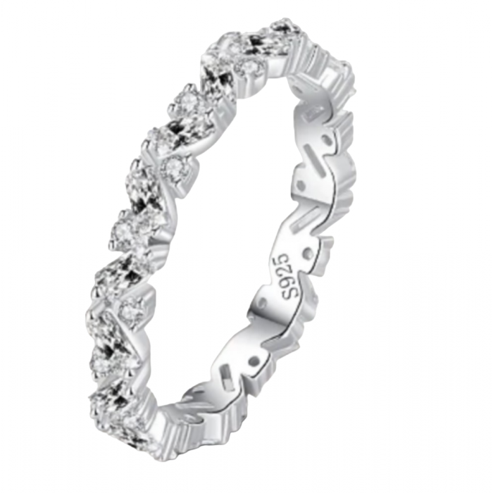 Lydia Bague alliance en argent