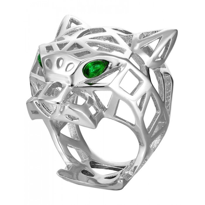 Bague tigre homme en Acier