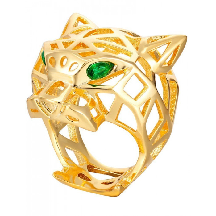 Bague tigre homme en Acier