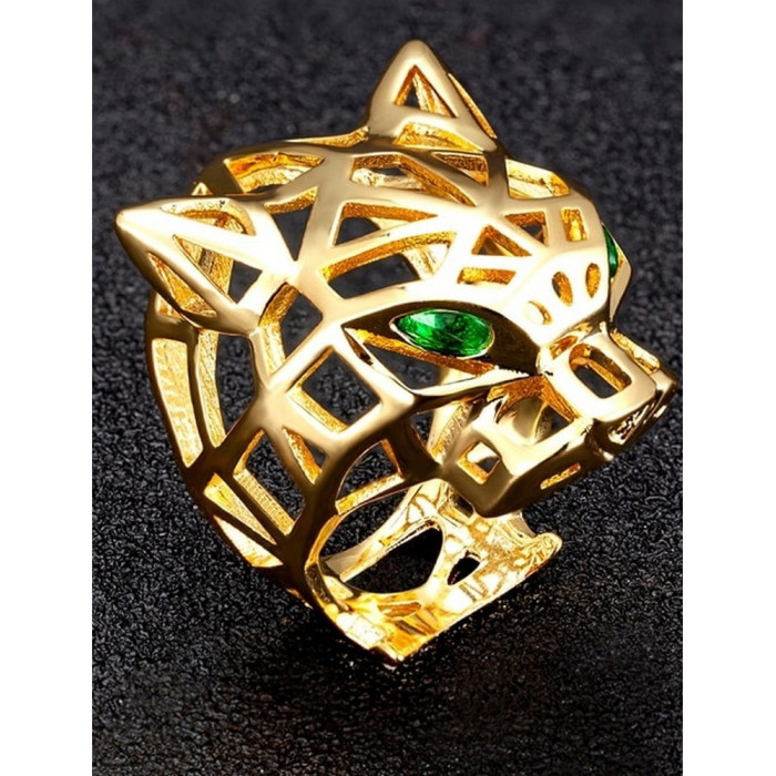 Bague tigre homme en Acier