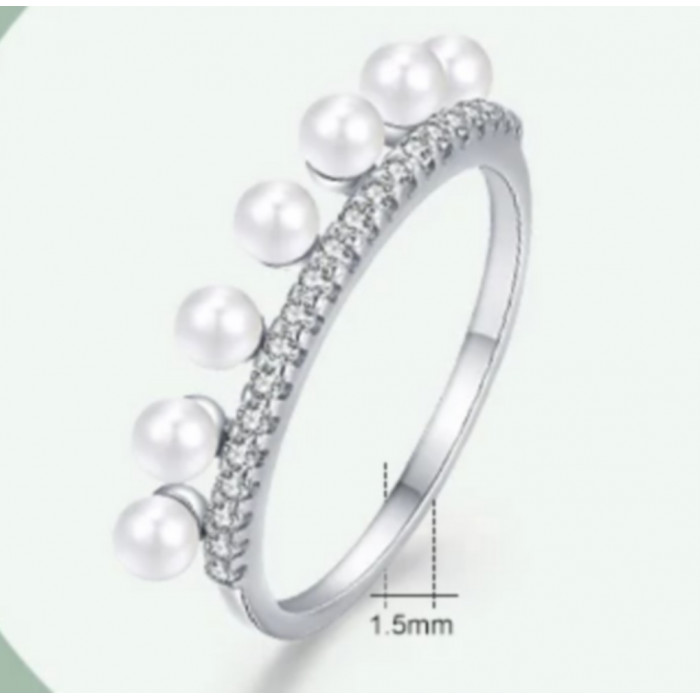Divine  Bague perles