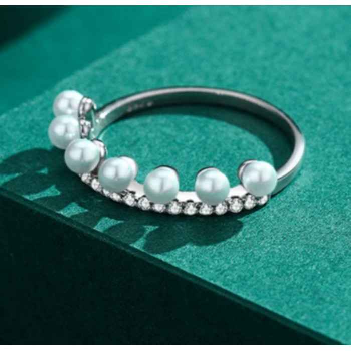 Divine  Bague perles