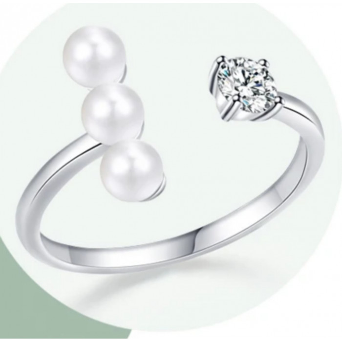 Adélie  Bague perles