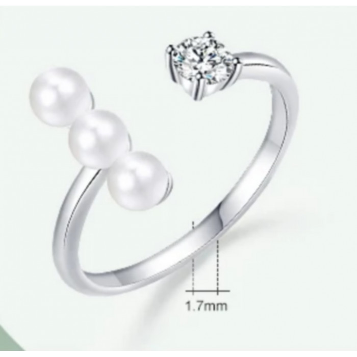 Adélie  Bague perles