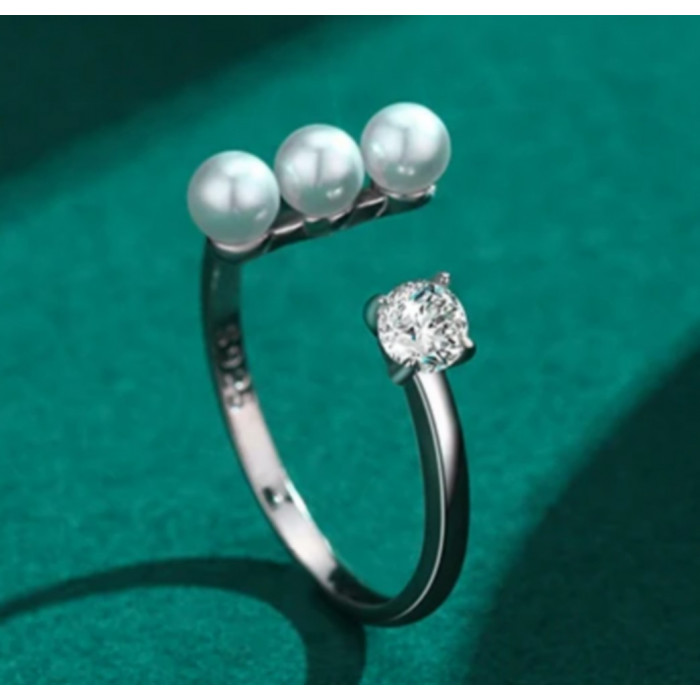 Adélie  Bague perles