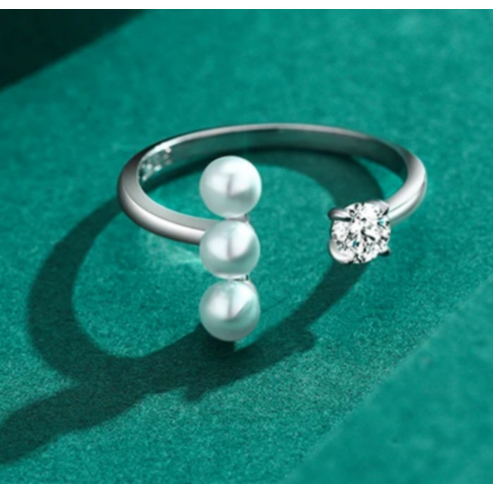 Adélie  Bague perles