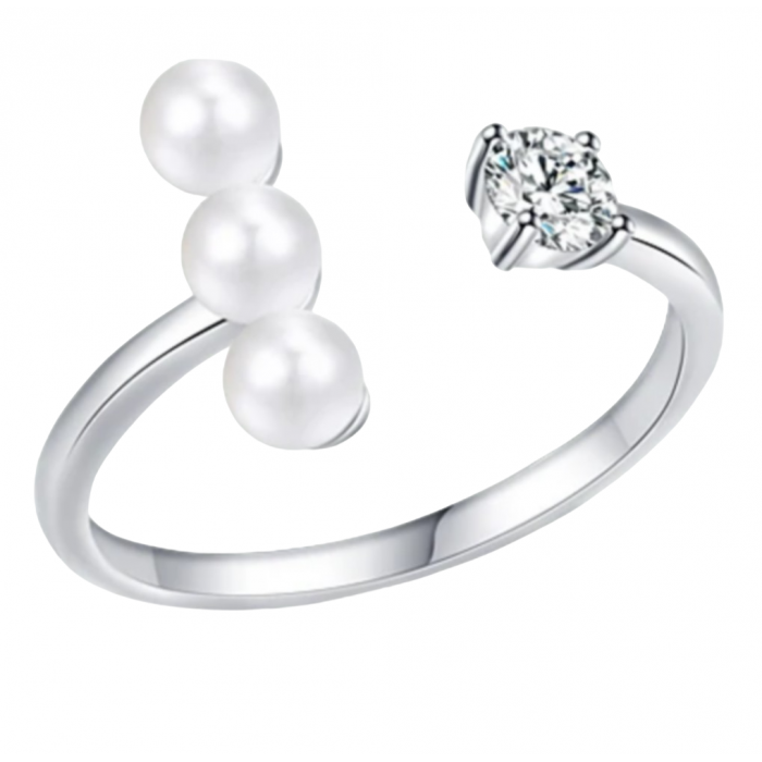 Adélie  Bague perles