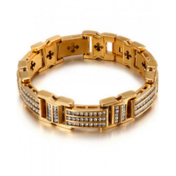 Bracelet pour Homme en Acier et Oxydes de...