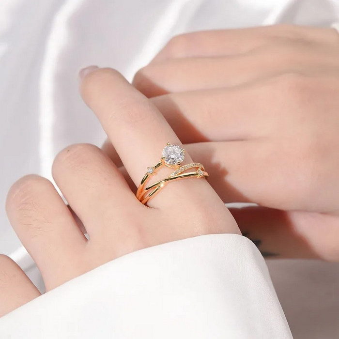 Manuela Bague Moissanite