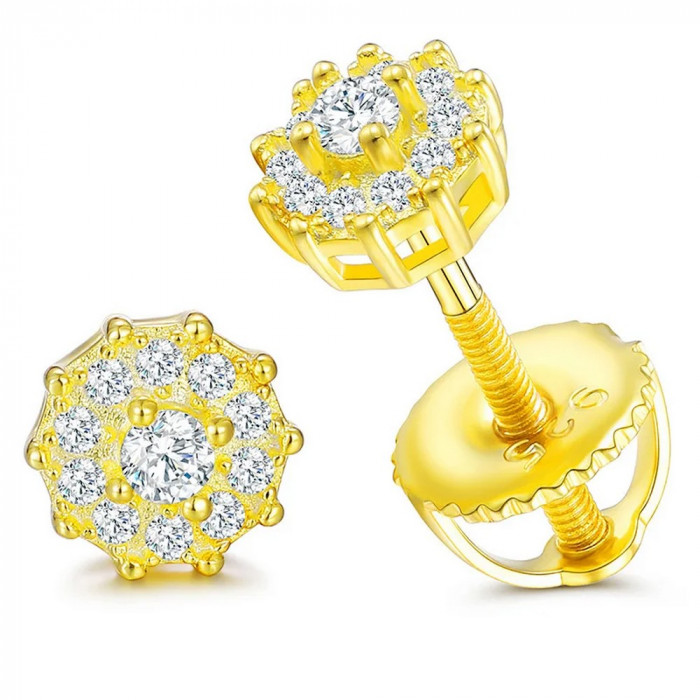 Maïa Boucles d'oreilles Moissanites
