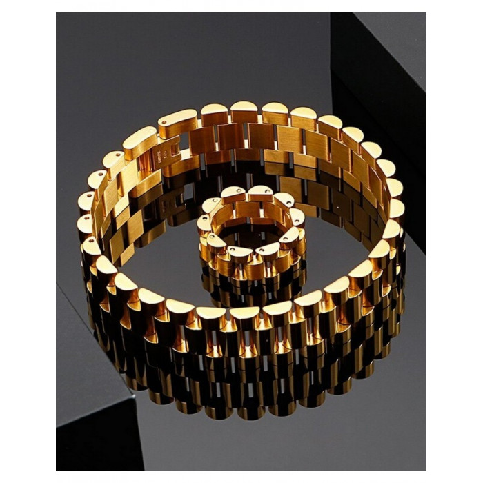 Parure de bijoux homme 2 Pièces Bracelet et Bague