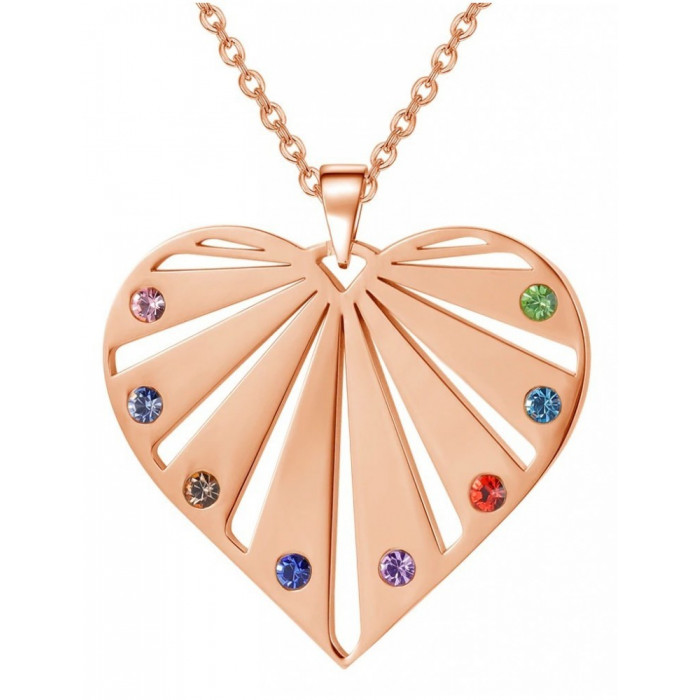 Pendentif cœur personnalisable pour femme