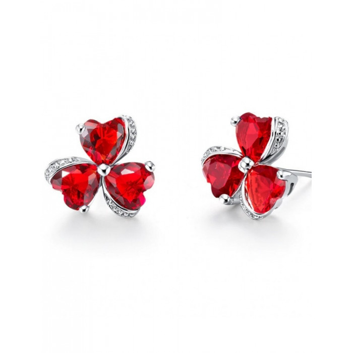 Magnifique Parure de bijoux 3 pièces Cœur