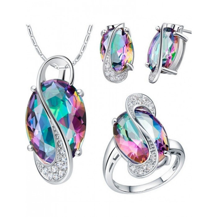 MINELI Magnifique Parure de bijoux 3 pièces