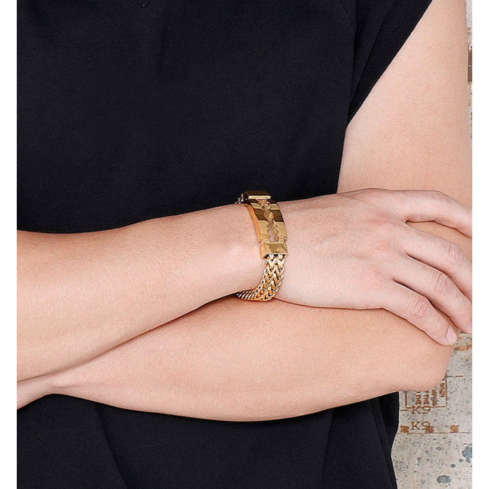 Bracelet Lame en Acier Inoxydable