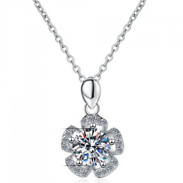 FLORA Pendentif  Moissanite