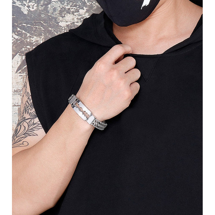 Bracelet Lame en Acier Inoxydable
