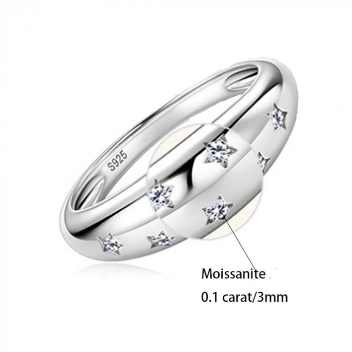 Neela Bague Moissanite