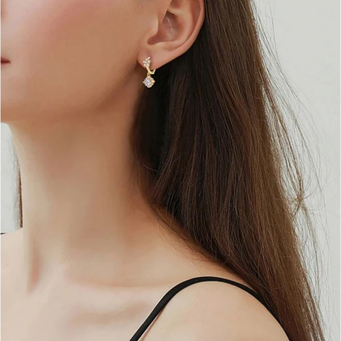 Riya Boucles d'oreilles Moissanites