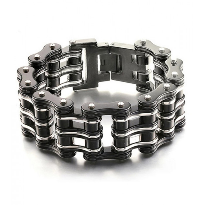 Bracelet en Acier Inoxydable Noir