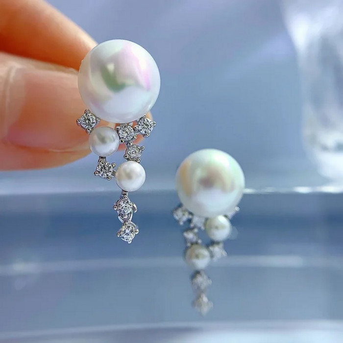 Mireille Boucles d'oreilles perles
