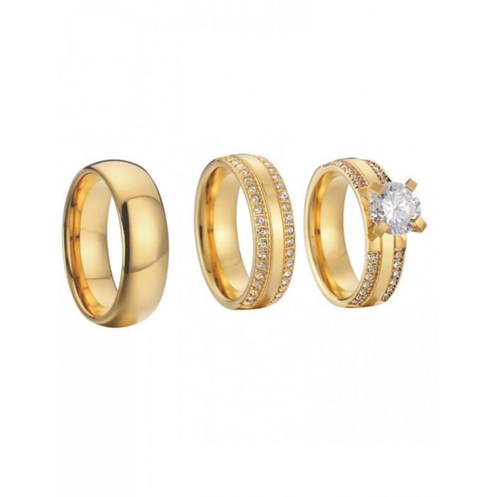 3 Alliances pour homme et femme