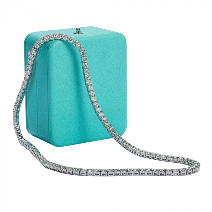 Ravissant collier Moissanite