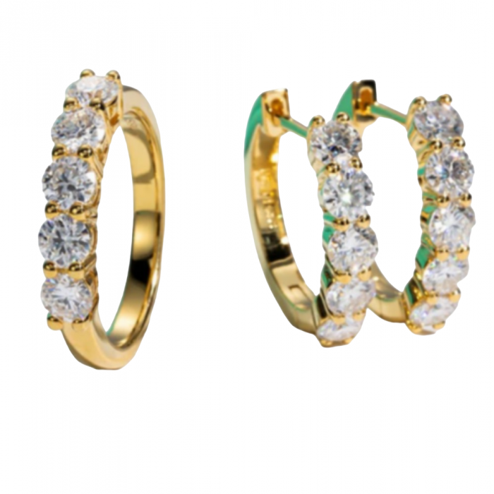 Parure de bijoux Moissanite 2 pièces