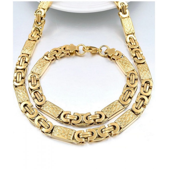 Parure de bijoux homme en Acier Inoxydable