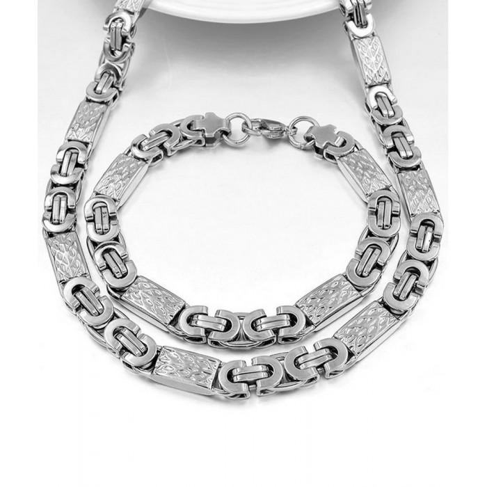 Parure de bijoux homme en Acier Inoxydable