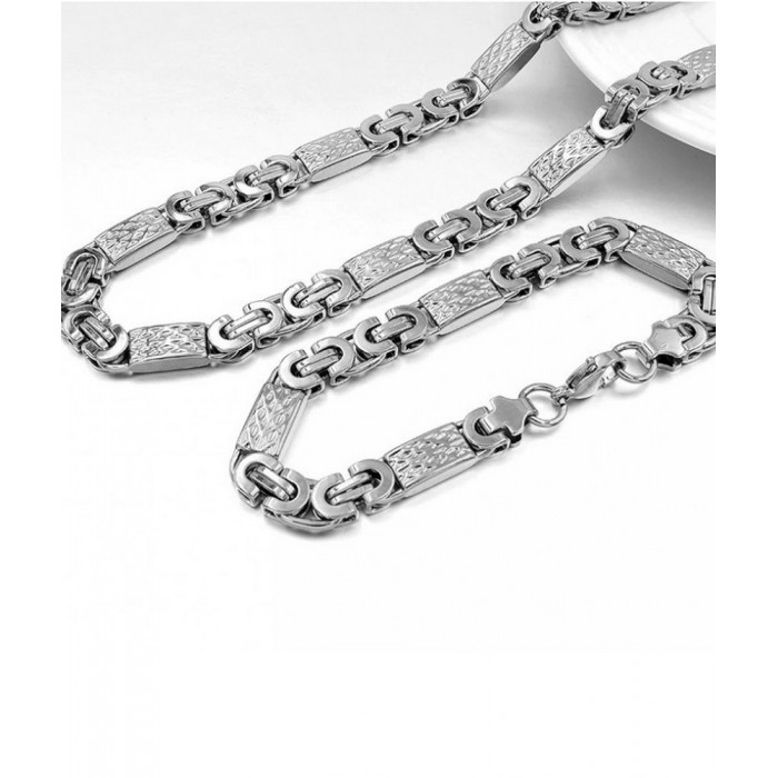 Parure de bijoux homme en Acier Inoxydable