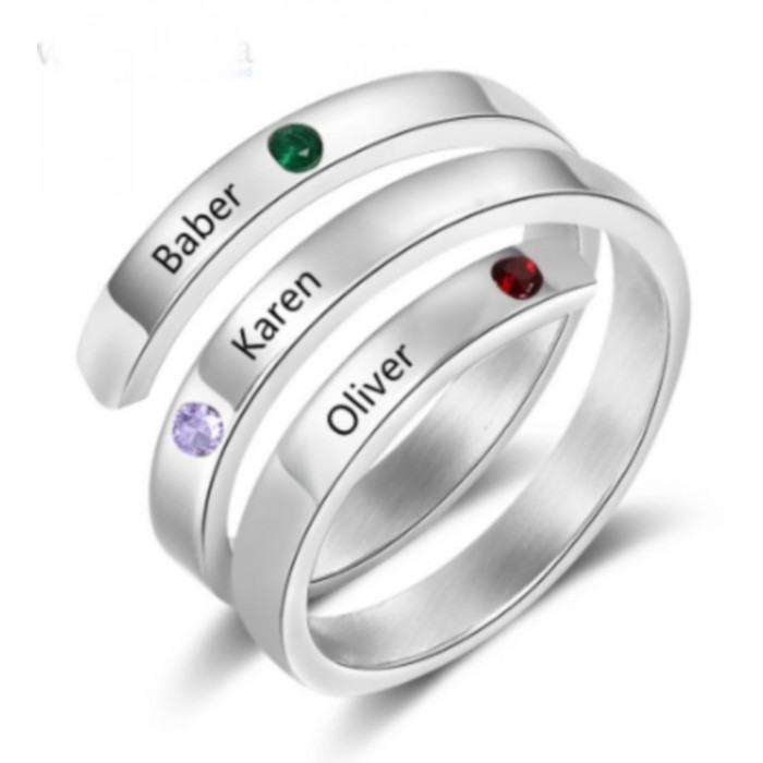 DIVYA Bague personnalisable
