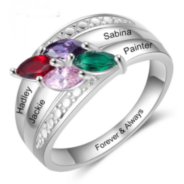 NEHA Bague personnalisable