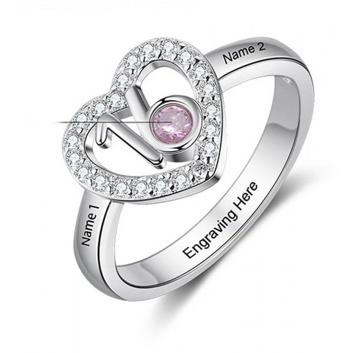 KEYHA Bague personnalisable