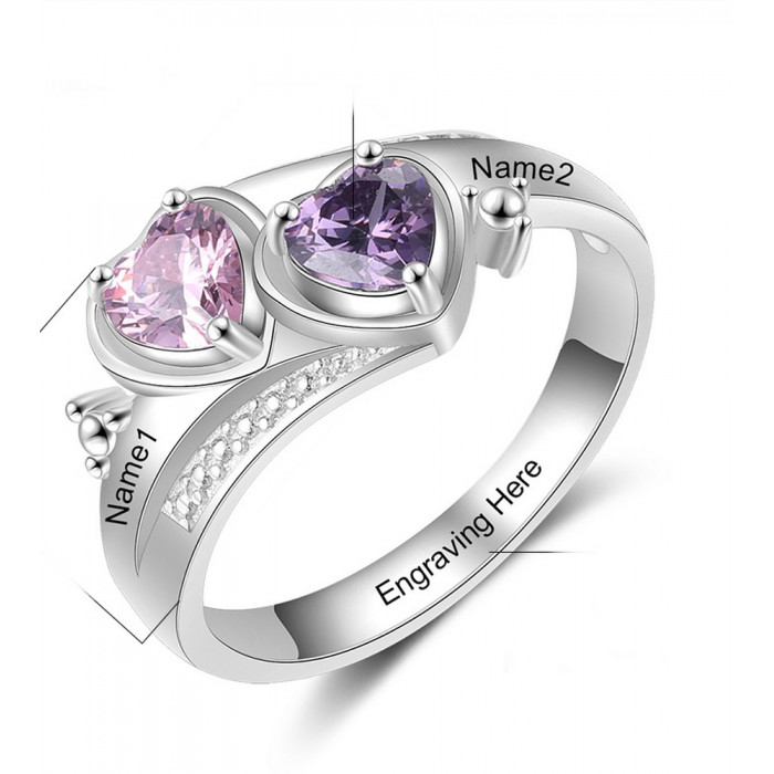 ISHA Bague personnalisable