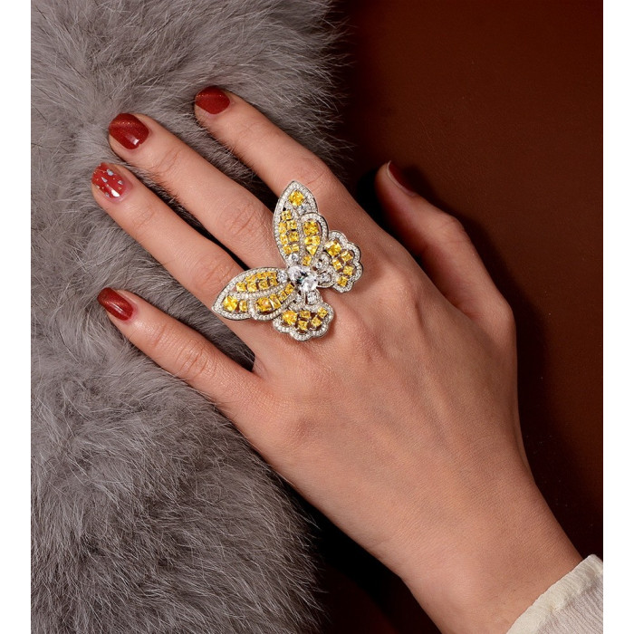 OPHELIE Bague papillon femme