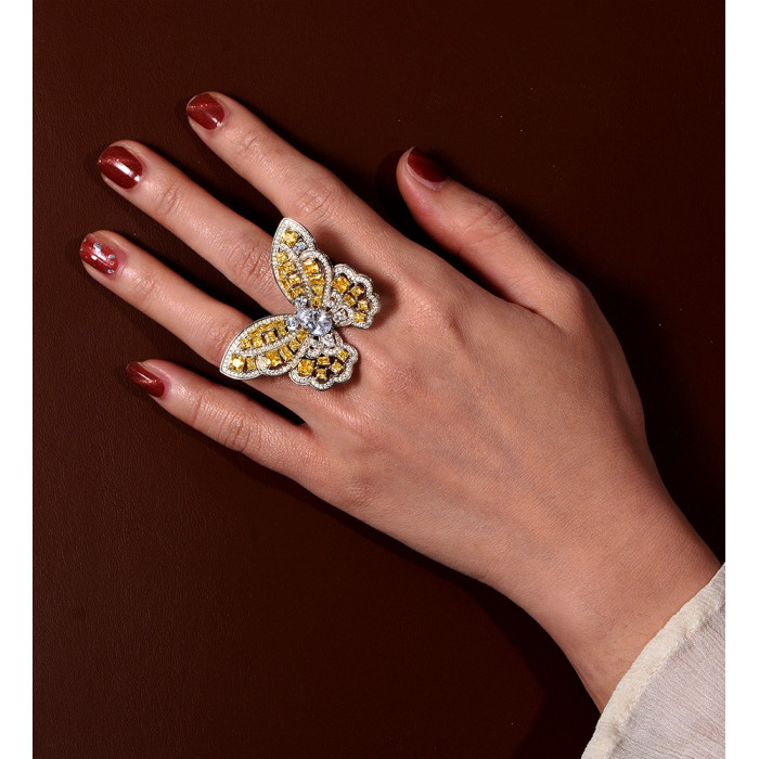 OPHELIE Bague papillon femme