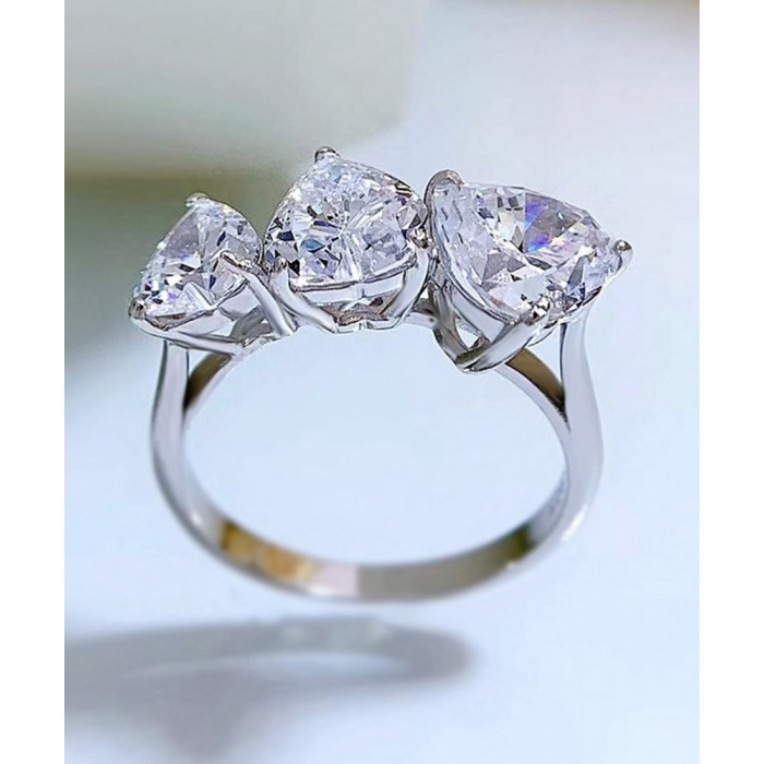 YVONE Bague 3 Cœurs