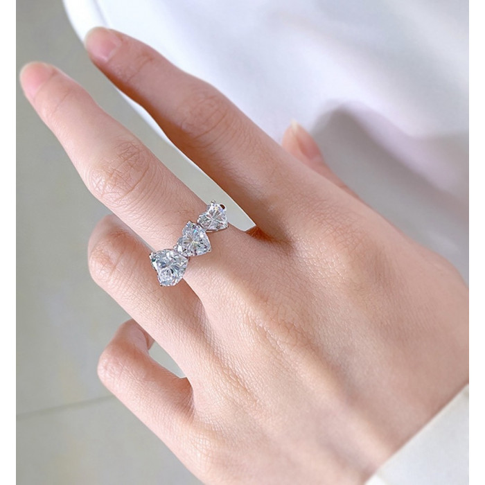 YVONE Bague 3 Cœurs