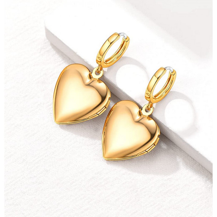 Boucles d'oreilles cœur personnalisable