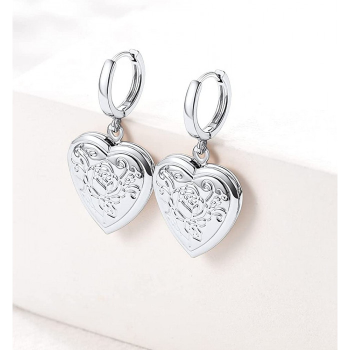 Boucles d'oreilles cœur personnalisable