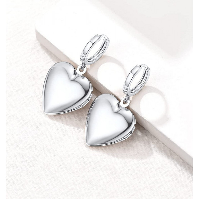 Boucles d'oreilles cœur personnalisable