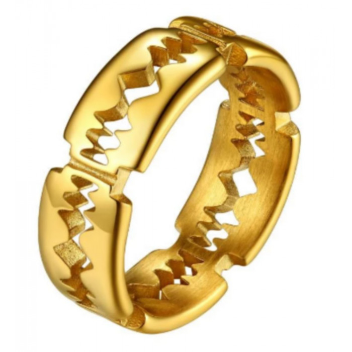 Bague pour homme et femme en Plaqué Or