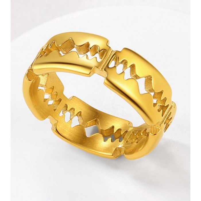 Bague pour homme et femme en Plaqué Or