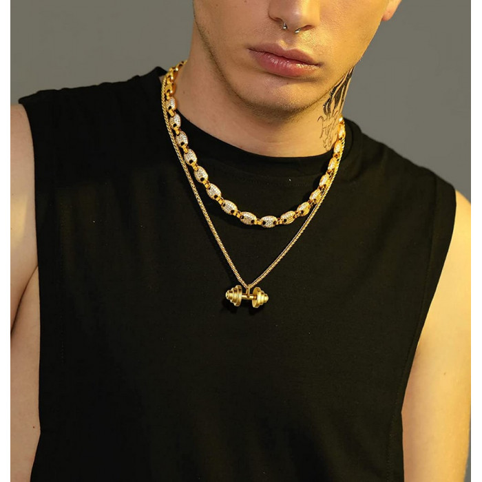 Chaine et pendentif altère pour homme et femme