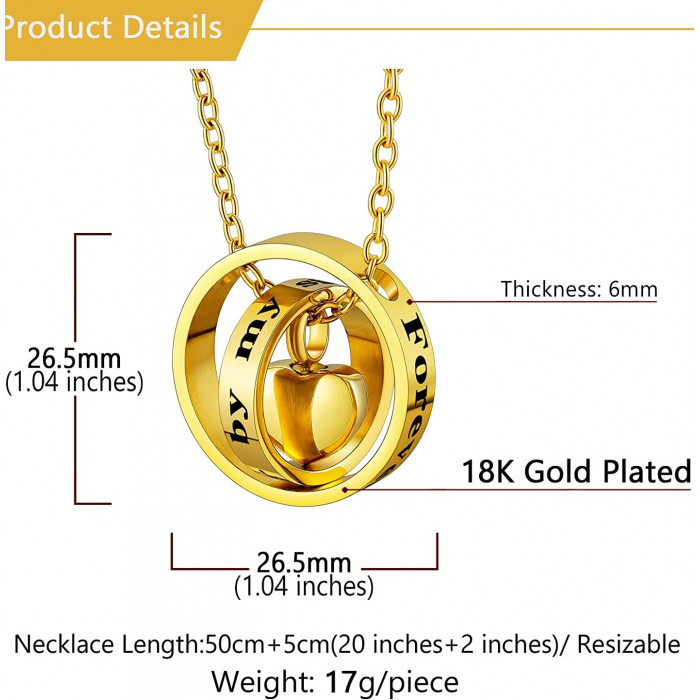 Pendentif avec cœur pour homme et femme