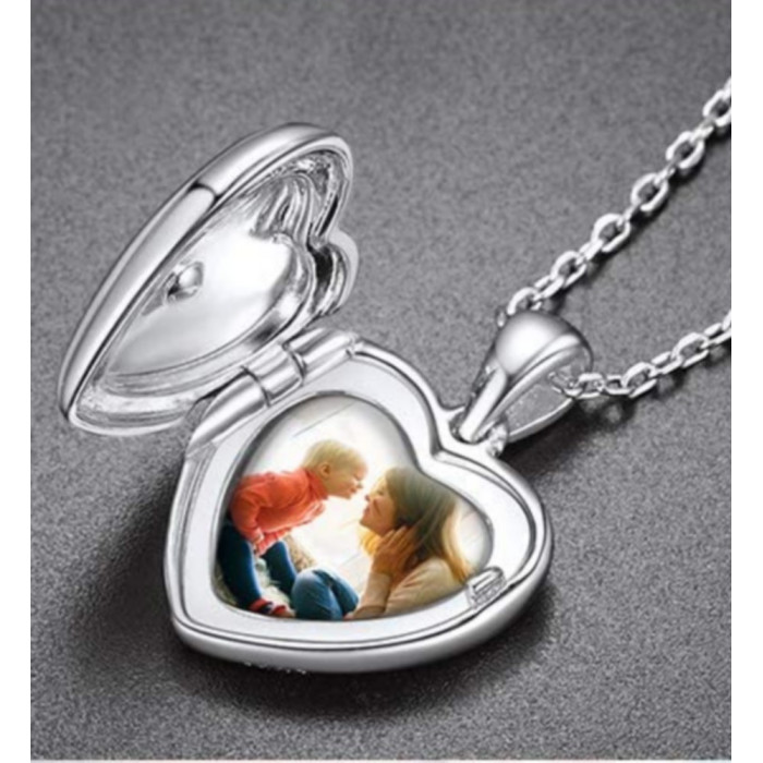 Pendentif cœur personnalisable photo