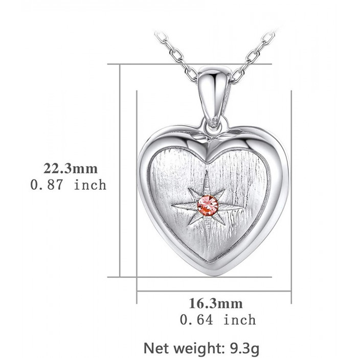 Pendentif cœur personnalisable photo